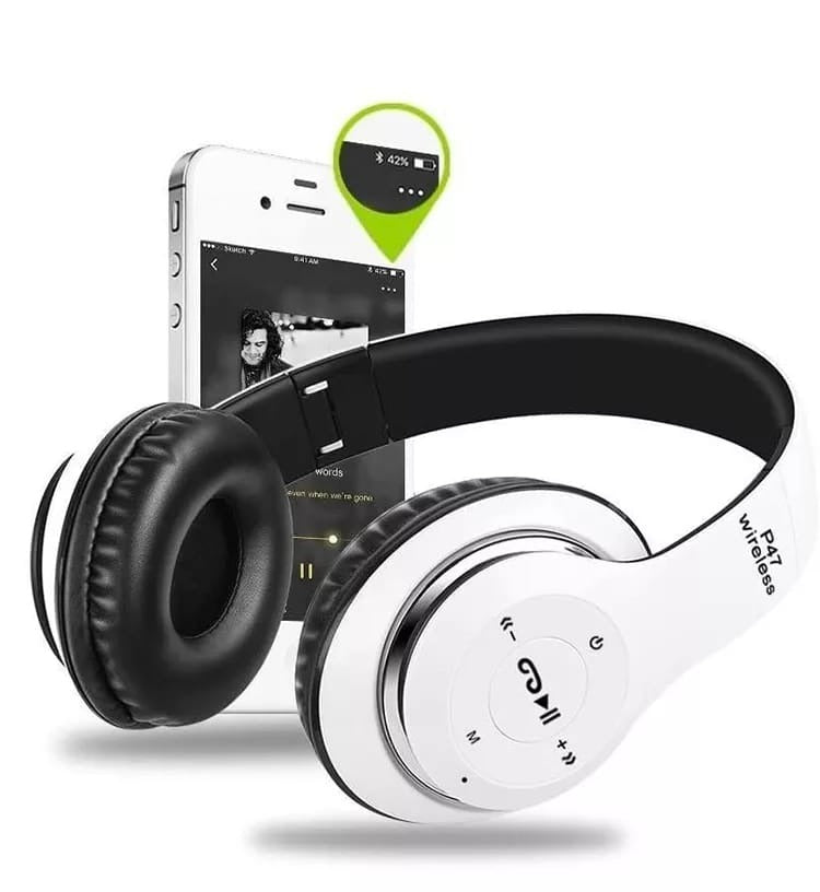 P47 On Ear Wireless Headphones Dynamic Plastic Mobile Phone Earphone with Volume Control / with Microphone / Noise-isolating Headset