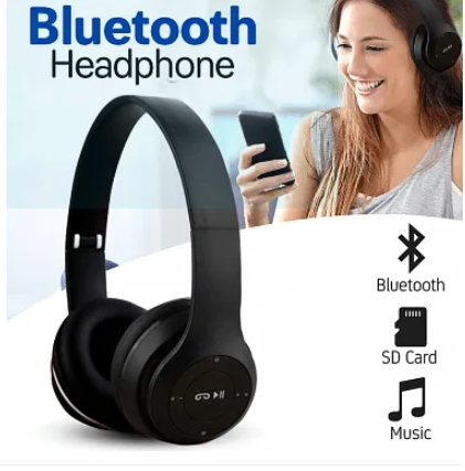 P47 Wireless Bluetooth Headphones with Mic