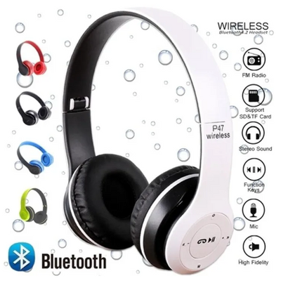 P47 Wireless Bluetooth Headphones with Mic