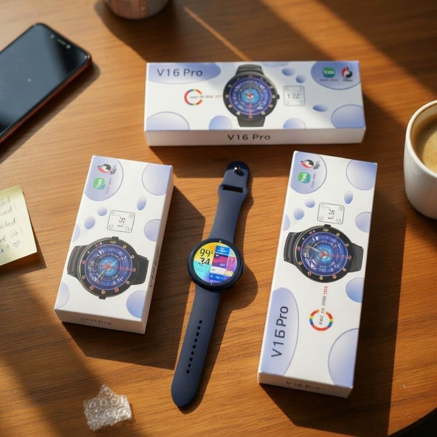 V16 Round Dial Touch Screen Smart Watch ⌚