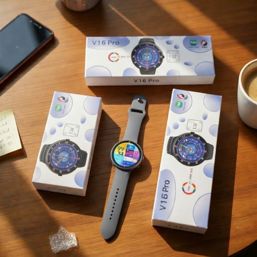 V16 Round Dial Touch Screen Smart Watch ⌚